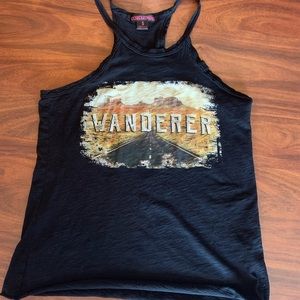 (Sold)Rock & Roll Cowgirl Wanderer Tank Top